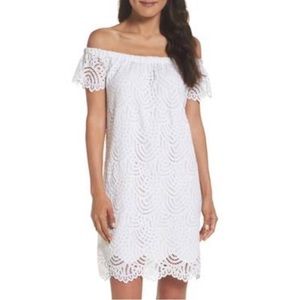 NWT Lilly Pulitzer Marble Dress White Lace - size Small